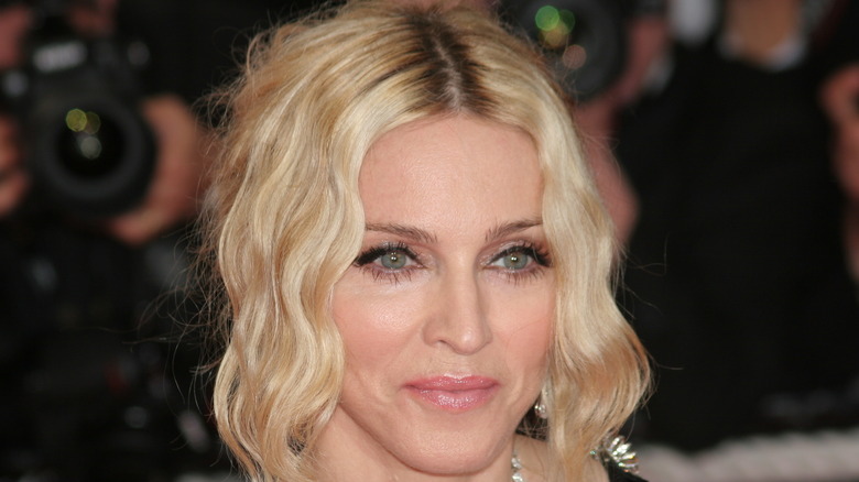 Madonna smiles at event