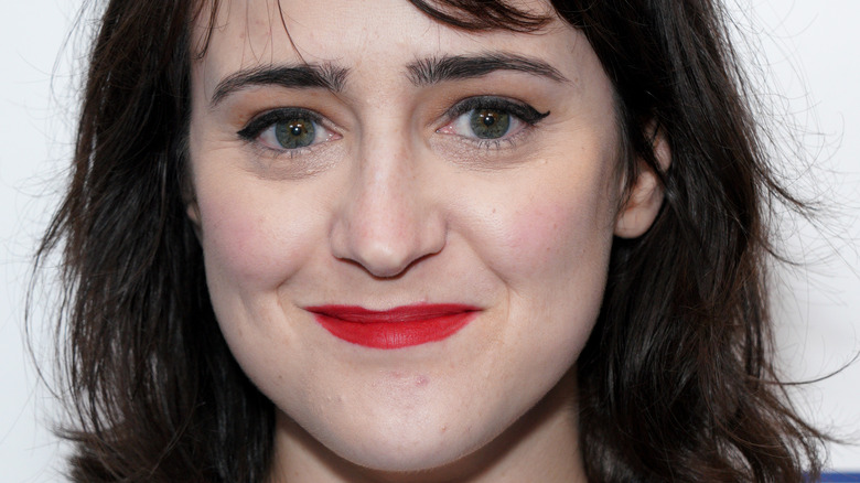 Mara Wilson smiling on the red carpet 