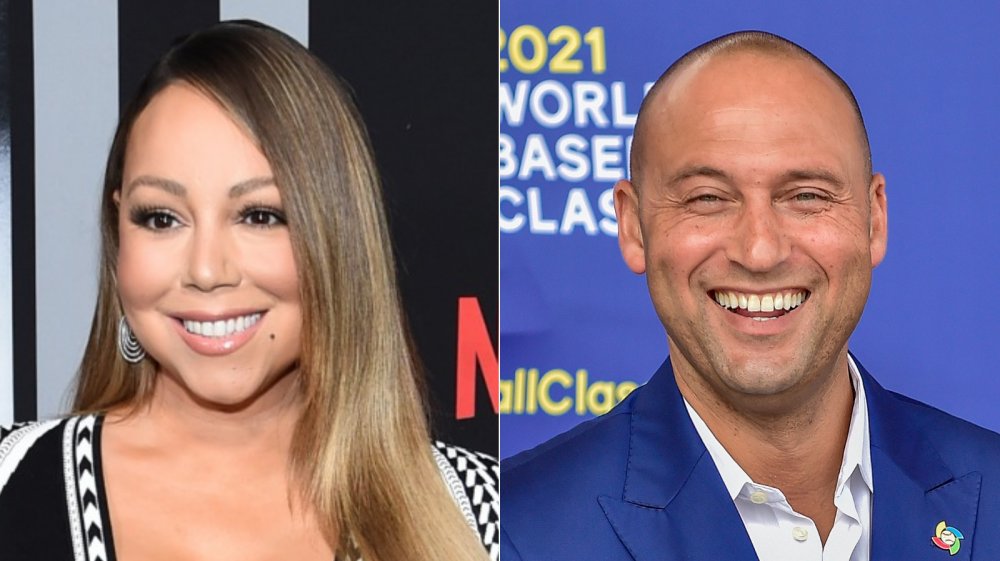 Mariah Carey and Derek Jeter