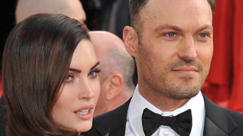 Megan Fox and Brian Austin Green on the red carpet.