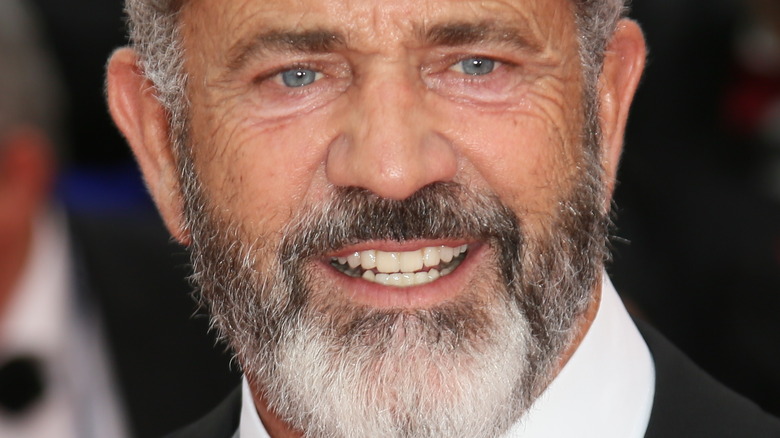 Mel Gibson smiling