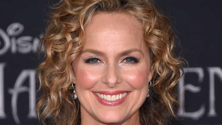 Melora Hardin smiles at an event