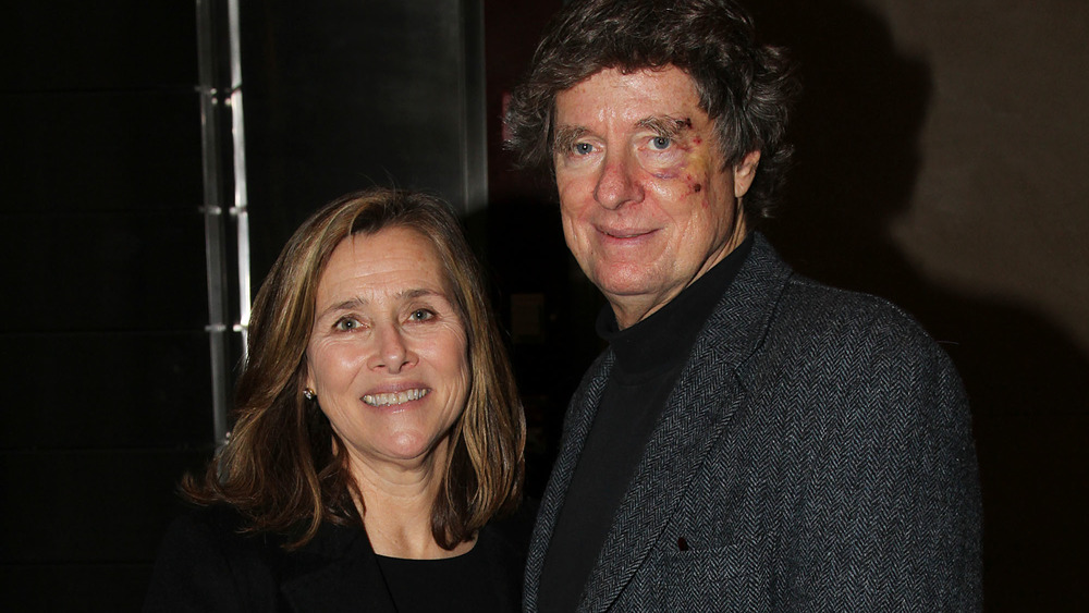 Meredith Vieira and Richard Cohen, smiling