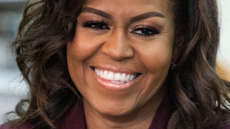 Michelle Obama smiling