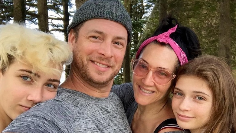 David Case, Michelle Visage and their daughters
