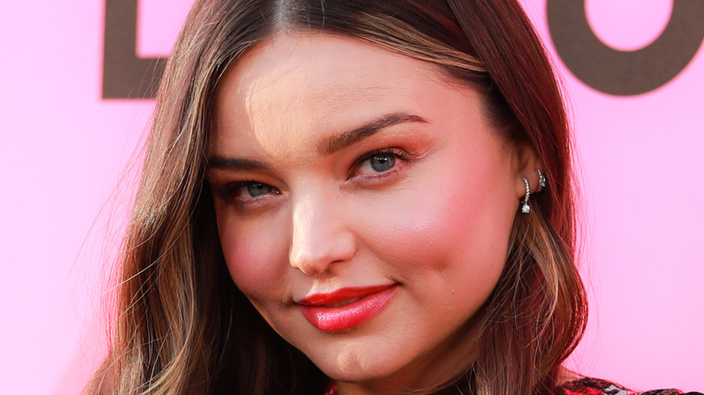 Miranda Kerr smiling red carpet