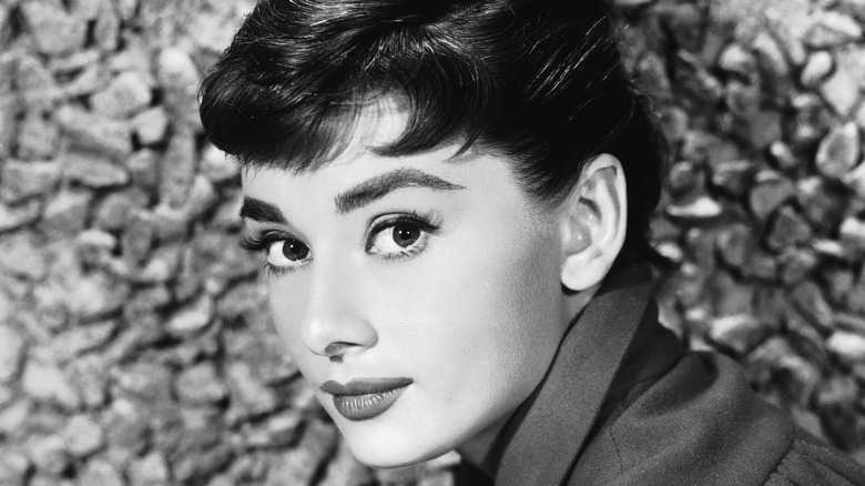 Close up of Audrey Hepburn