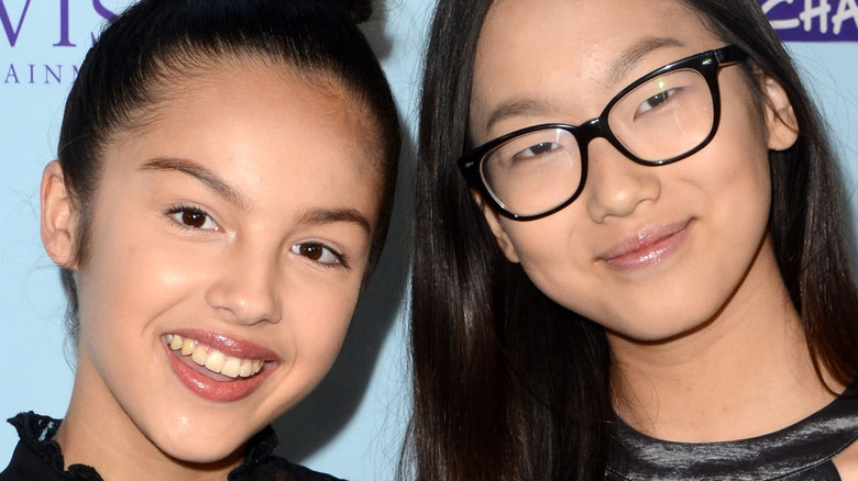 Olivia Rodrigo and Madison Hu smiling