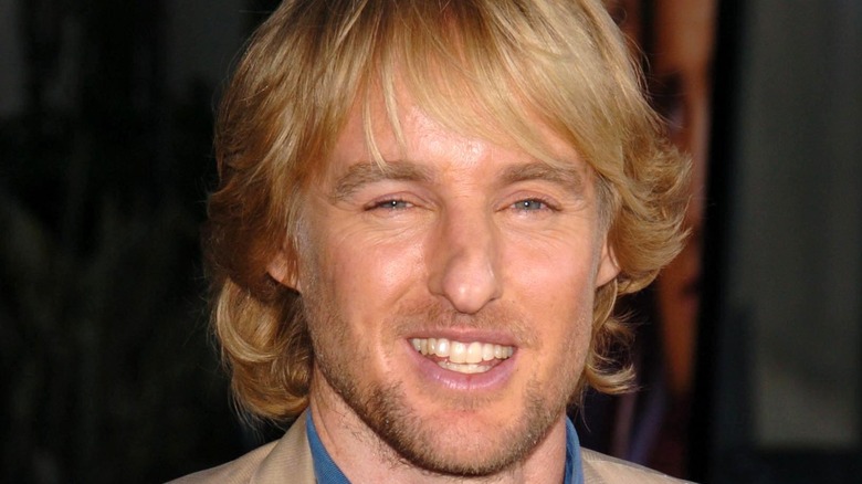 Owen Wilson smiles