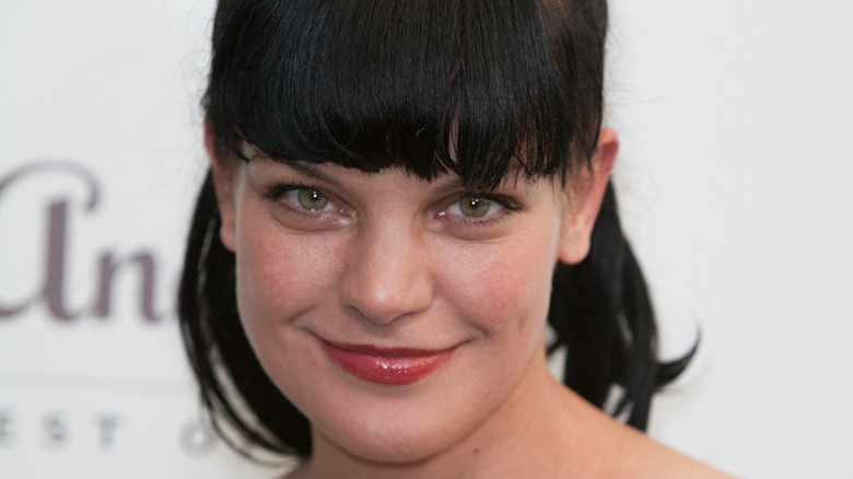 Pauley Perrette on red carpet