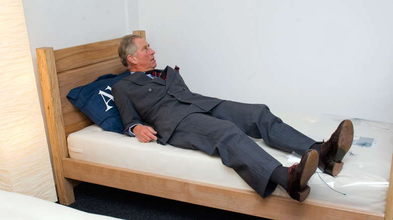 Prince Charles in bed 