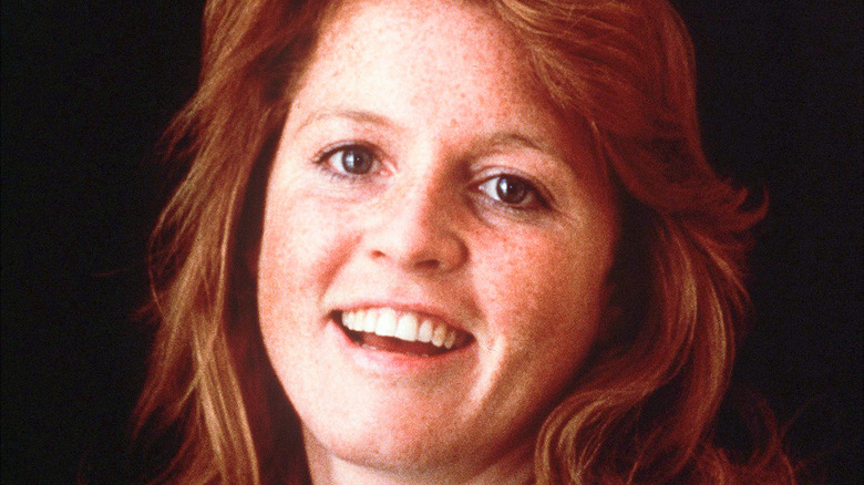 Young Sarah Ferguson smiling 