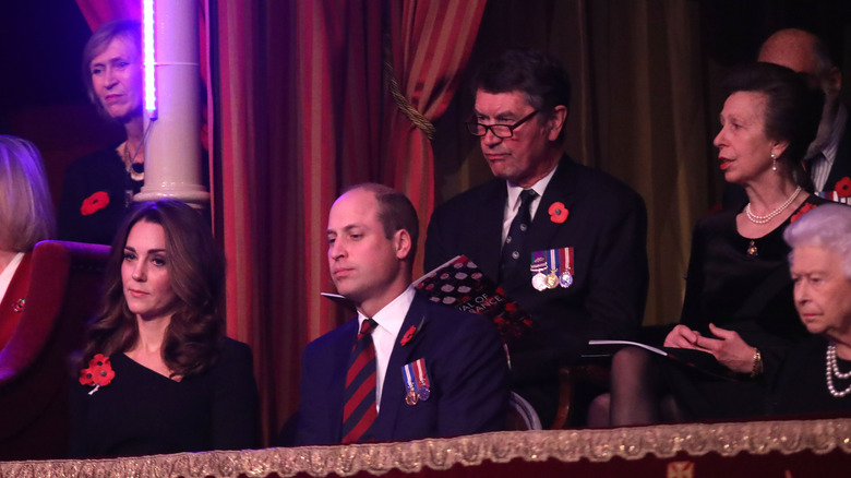 The royal family at event 