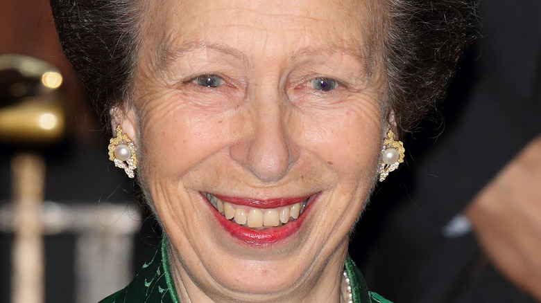 Princess Anne smiling