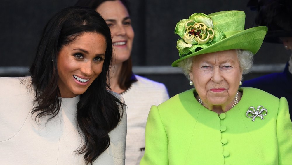 Queen Elizabeth and Meghan Markle