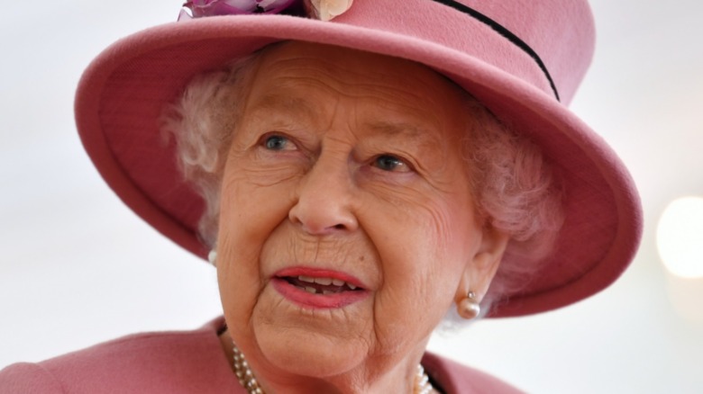 Queen Elizabeth speaking at event