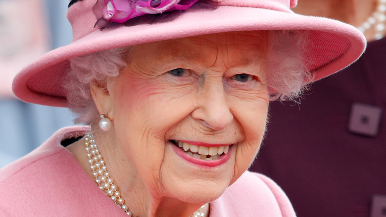 Queen Elizabeth attending an event