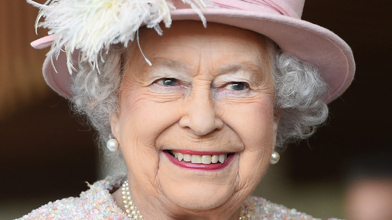 Queen Elizabeth smiling