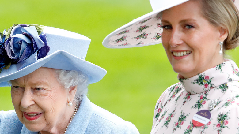 Queen Elizabeth II and Sophie, Countess of Wessex