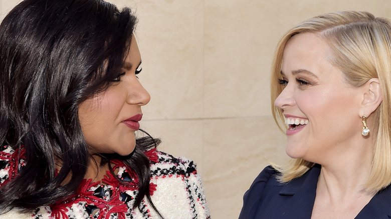 Reese Witherspoon and Mindy Kaling gaze lovingly at each other