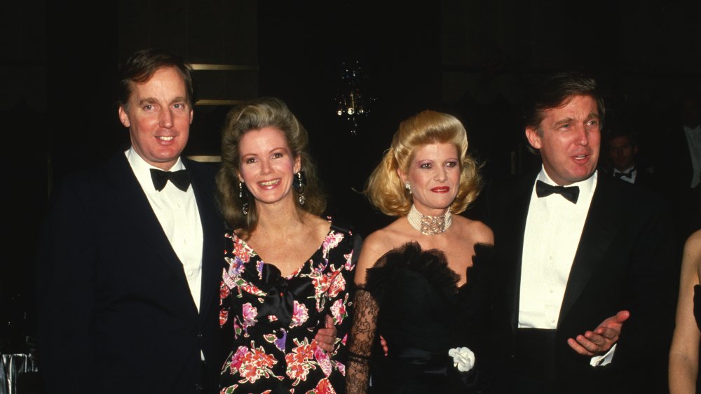 Robert and Blaine Trump with Donald and Ivana Trump