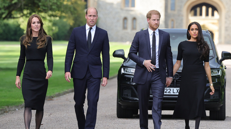 Royal family on a walkabout