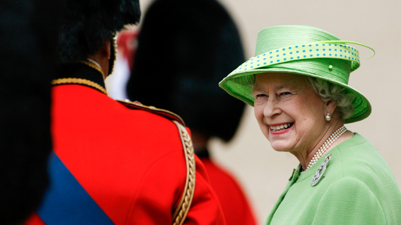 Queen Elizabeth with Royal Guard