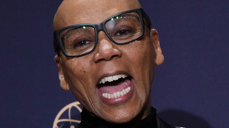 RuPaul laughing out loud