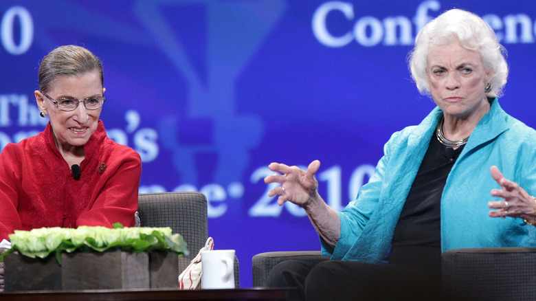 Ruth Bader Ginsburg and Sandra Day O'Connor