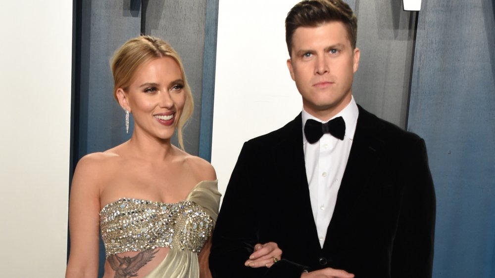 Scarlett Johansson Colin Jost