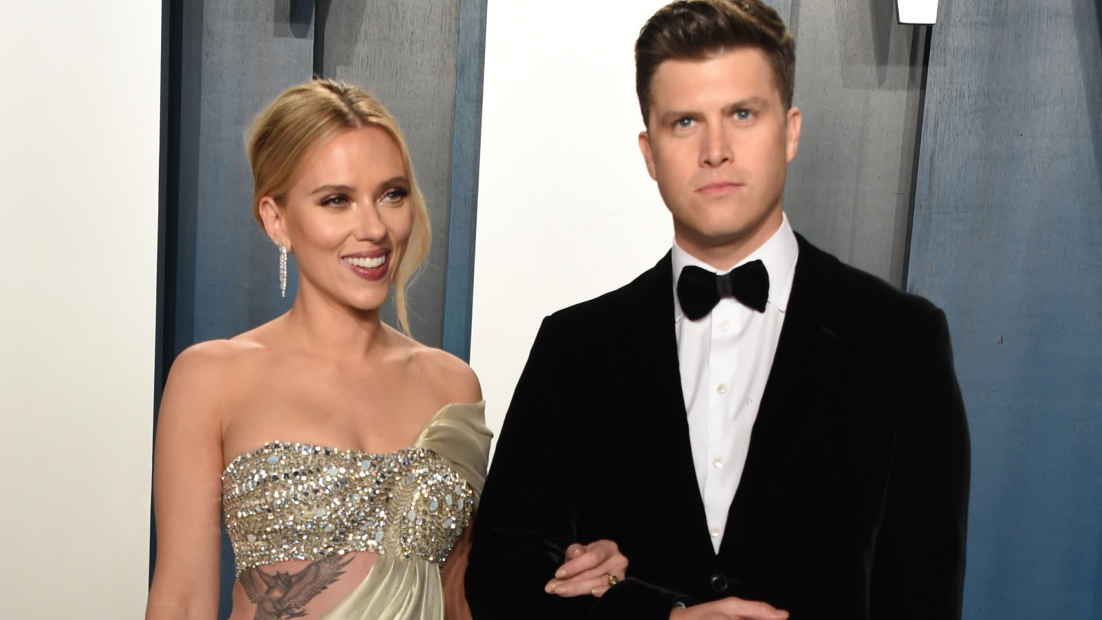 Scarlett Johansson, Colin Jost Enjoy Marvelous Red Carpet Date Night