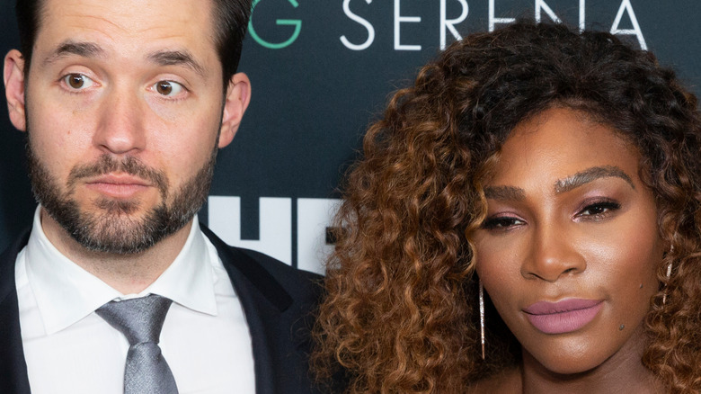 Serena Williams and Alexis Ohanian