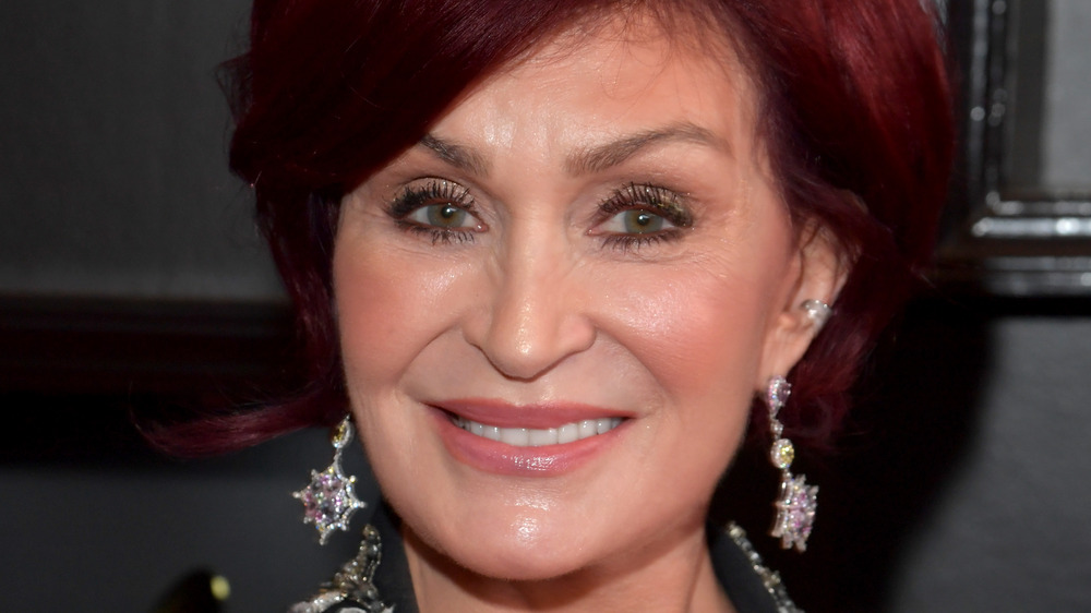 Sharon Osbourne smiling