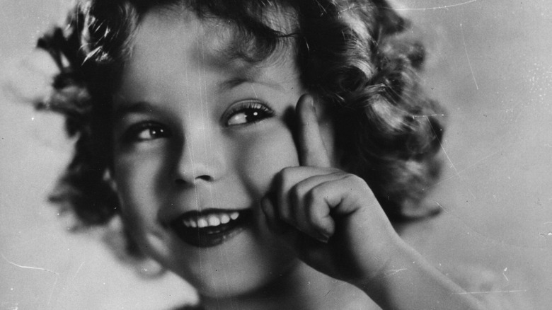 Shirley Temple smiling 