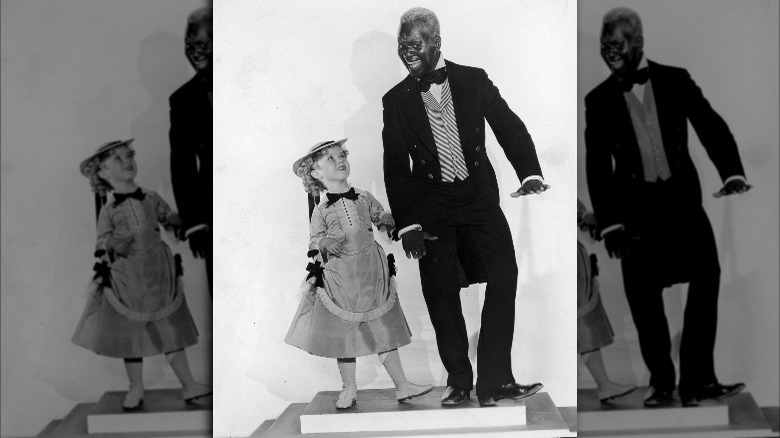 Shirley Temple and Bojangles dancing