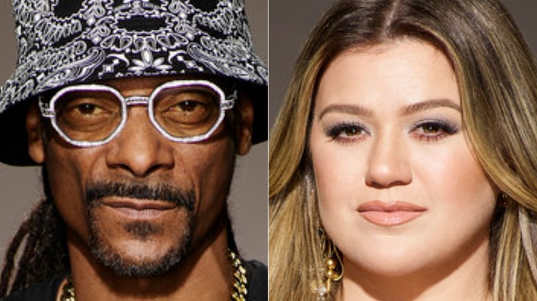Snoop Dogg and Kelly Clarkson 