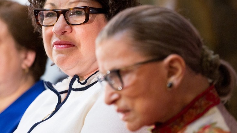 Justices Kagen, Sotomayor, and Ginsburg