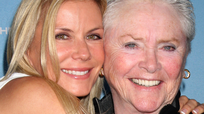 Katherine Kelly Lang Susan Flannery Smiling