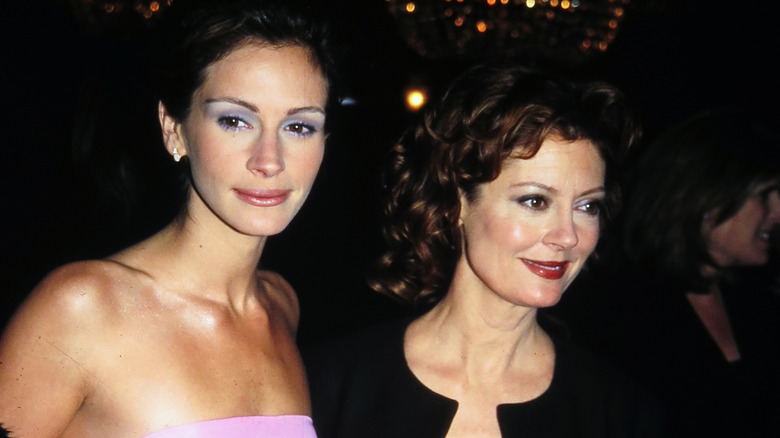 Julia Roberts and Susan Sarandon at Stepmom premiere