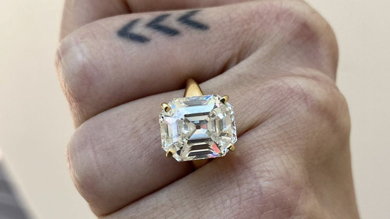 Tallulah Willis' engagement ring 