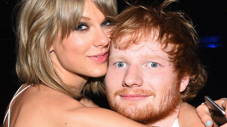 Taylor Swift and Ed Sheeran