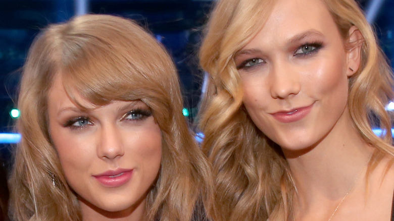 Taylor Swift and Karlie Kloss smiling
