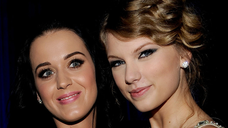 Katy Perry and Taylor Swift at an event