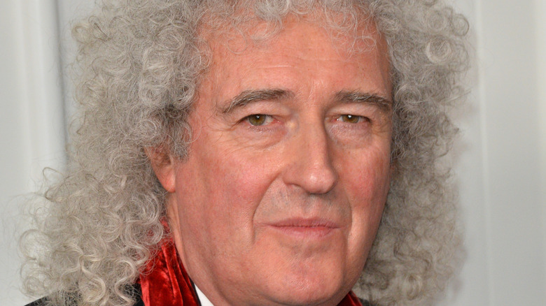 Brian May posing