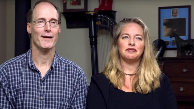 Kim and Barry Plath in a confessional