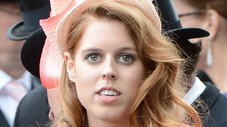 Princess Beatrice with hat