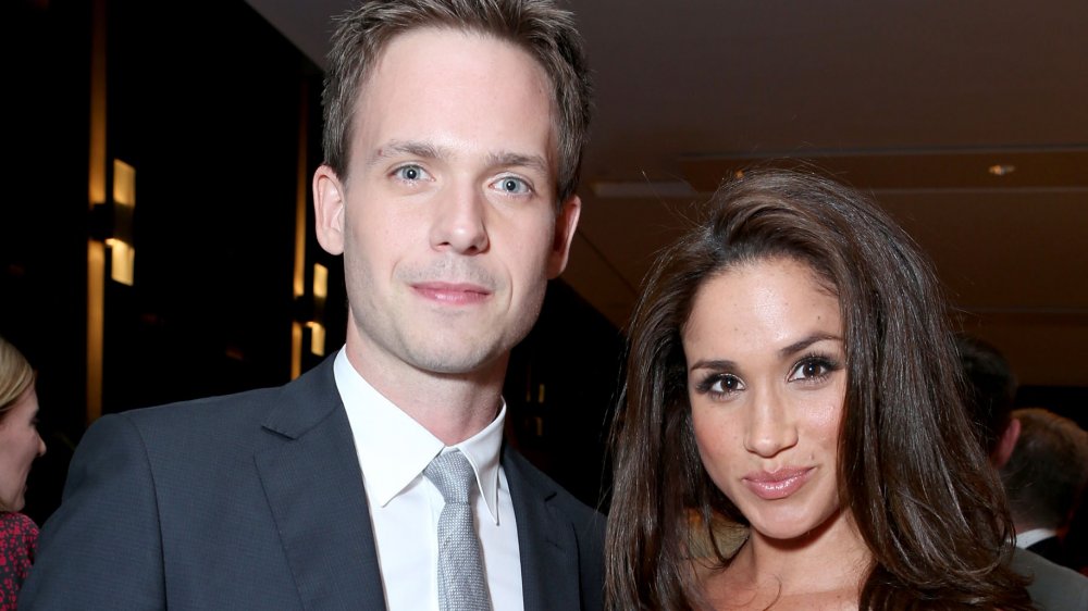 Patrick J Adams and Meghan Markle