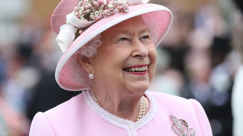 Queen Elizabeth II smiling