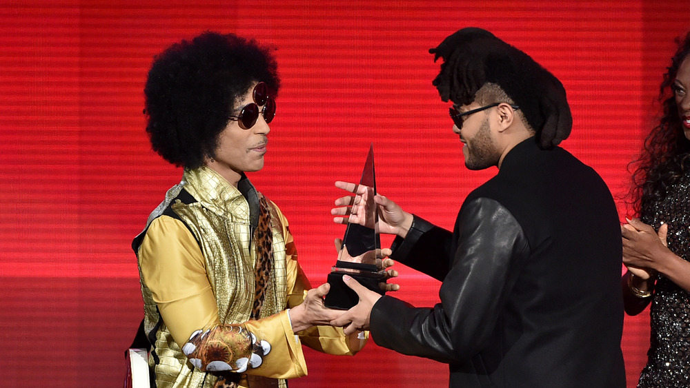 The Weeknd and Prince 2015 AMA's