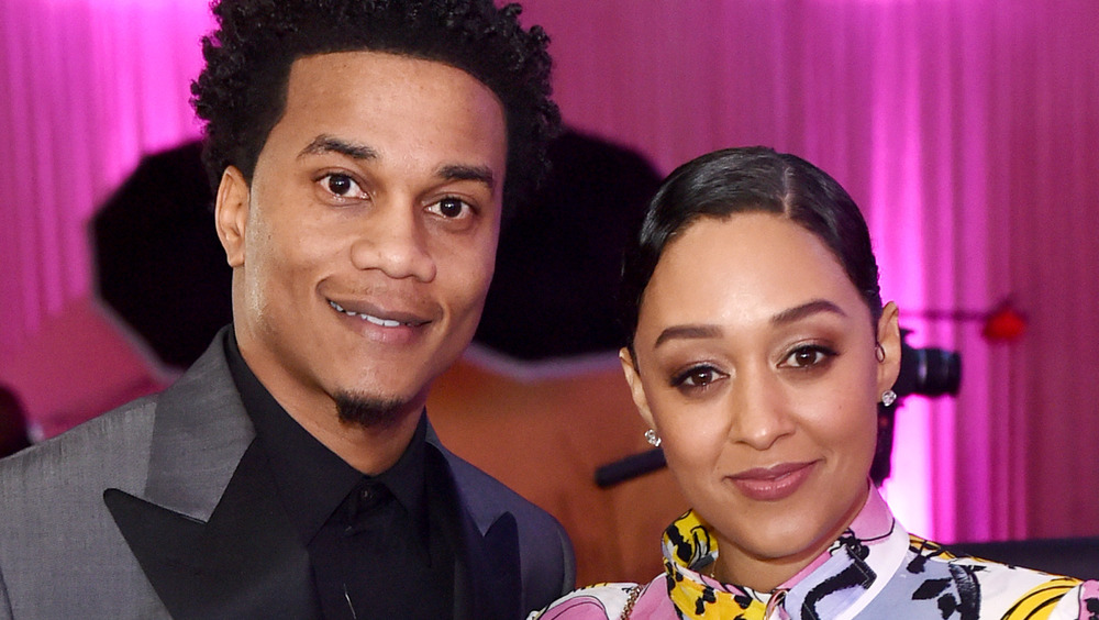 Cory Hardrict, Tia Mowry at luncheon